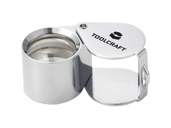 TOOLCRAFT TO-10182537 forstørrelsesglass, forstørrelsesfaktor 10x, linsestørrelse Ø 21 mm
