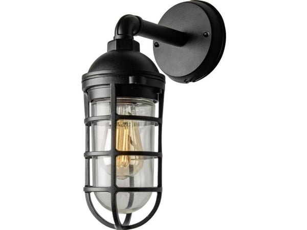Konstsmide Olbia 7355-750 utendørs vegglampe E27 20 W sort