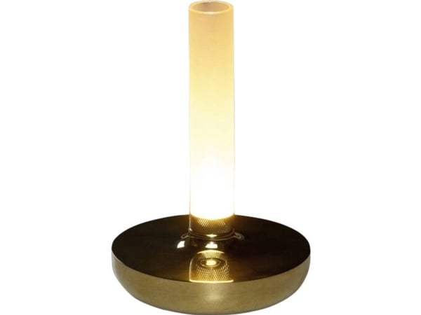 Konstsmide 7827-803 Biarritz Paristokäyttöinen LED-pöytävalaisin Kultainen