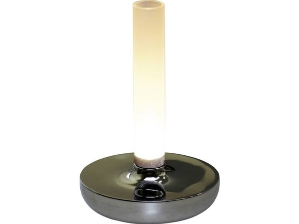 Konstsmide 7827-003 Biarritz Paristokäyttöinen LED-pöytävalaisin Hopea
