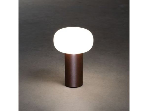 Konstsmide 7826-972, Bordlys, Rustfarget, Aluminium, IP54, Fasade, Hage, Gangsti, Inngang, Garage, Gressplen, Terrasse, III