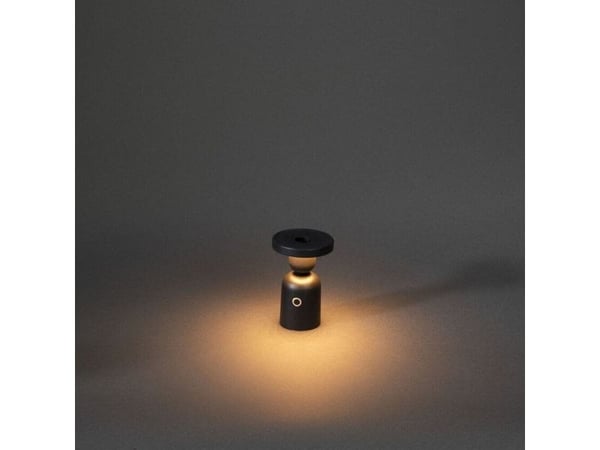 Konstsmide Nantes, Svart, Aluminium, Universal, III, LED, 2200 K
