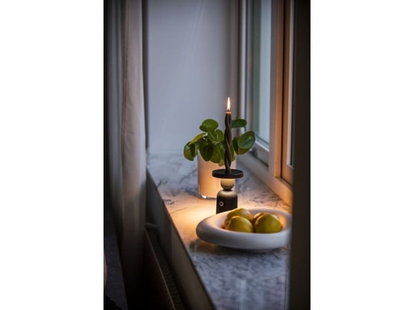 Konstsmide Nantes, Svart, Aluminium, Universal, III, LED, 2200 K