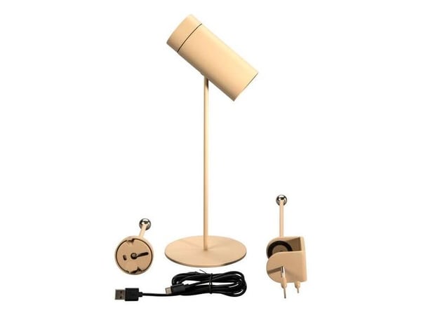 Konstsmide 7844-330, Sand, Aluminium, Bakgård, Balkong, Kafé, Fasade, Stue, IP54, III, 1 pære(r)