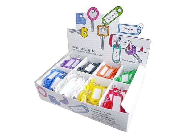 Wedo 262 8034, Valikoidut värit, 21 mm, 52 mm, 3 mm, 200 kpl