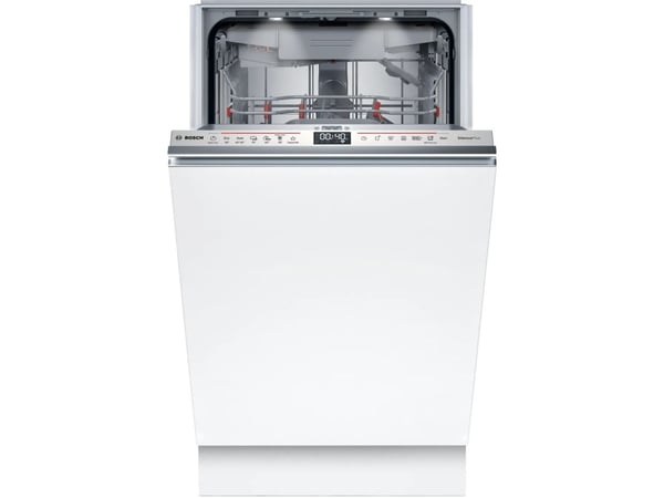Bosch Serie 6 SPV6EMX09E, Fullstendig innebygget, Slimline (45 cm), Rustfritt stål, Knapper, 1,75 m, 1,65 m