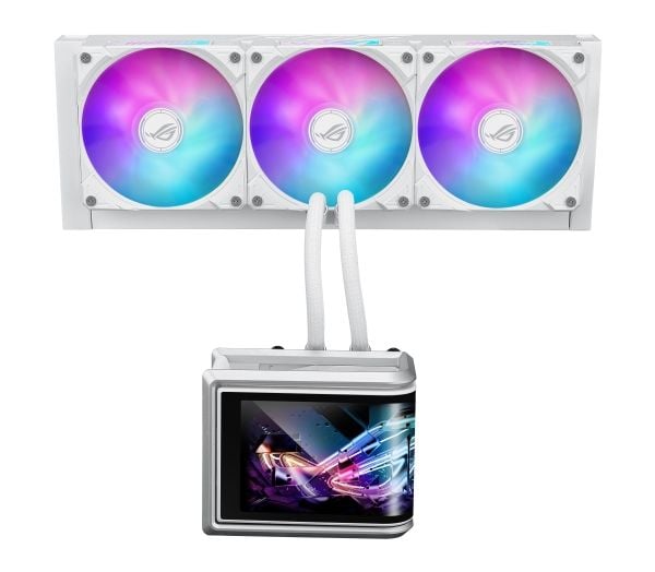 ASUS ROG Ryuo IV SLC 360 ARGB - White Edition - væskekjølesystem for prosessor - Radiatorstørrelse: 360 mm - (for: LGA1700, LGA1851, AM4, AM5) - ko...