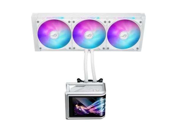 ASUS ROG Ryuo IV SLC 360 ARGB - White Edition - væskekjølesystem for prosessor - Radiatorstørrelse: 360 mm - (for: LGA1700, LGA1851, AM4, AM5) - ko...