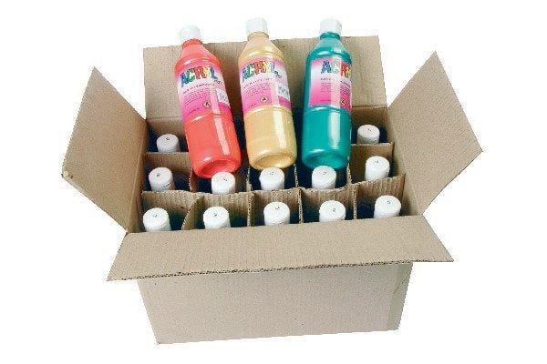 Acryl Metallic 500 ml 15 stk i pappeske