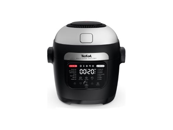 Tefal Multicook Actifry MY741CF0, 6 L, 1334 W, musta, Ruostumaton teräs, Keraaminen, LCD, Kosketus