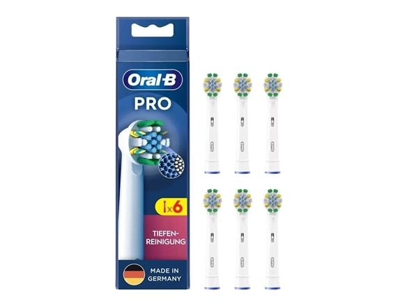 Oral-B Deep Cleaning, 6 stykker, Hvit, 3 måned(er), Oral-B, Boks