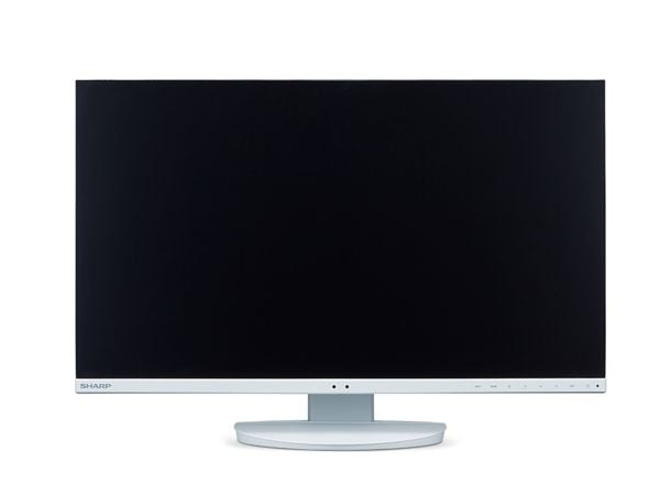 Sharp MultiSync EA272U - LED-skjerm - 27" - 3840 x 2160 4K @ 60 Hz - IPS - 400 cd/m² - 1000:1 - 5 ms - HDMI, DisplayPort, USB-C - høyttalere - hvit...
