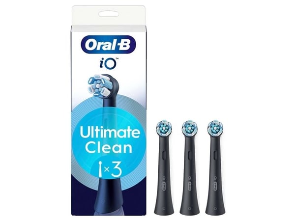Borsthuvud iO Ultimate Clean Black 3st