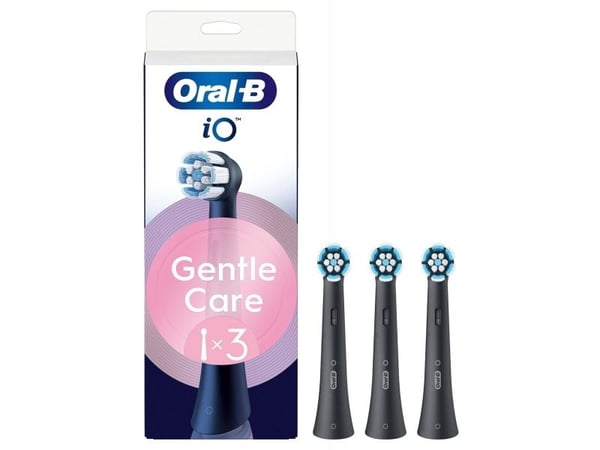 Borsthuvud iO Gentle Care Black 3st
