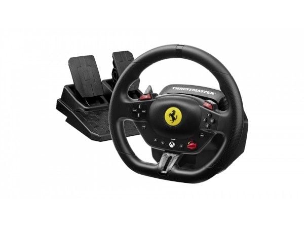 Thrustmaster T98 Ferrari 296 GTS, Ratt + pedaler, PC, Xbox One, Xbox Series S, Xbox Series X, Xbox One X, Xbox One S, Retningsknapper, Håndbremskna...