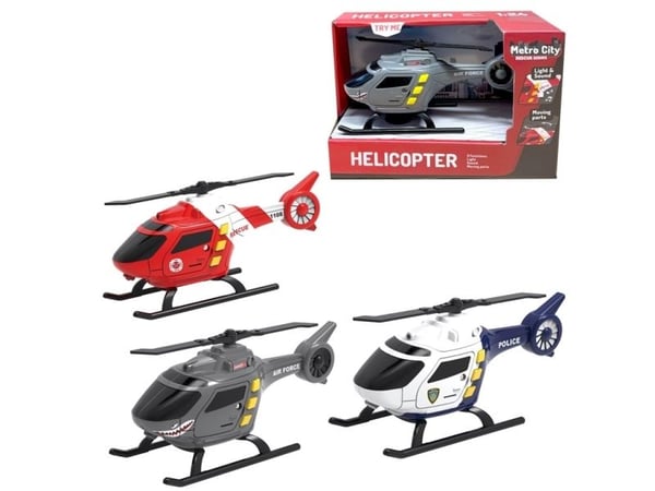 Krass leketøyhelikopter Metro City Rescue Series 42-WY1108ABC