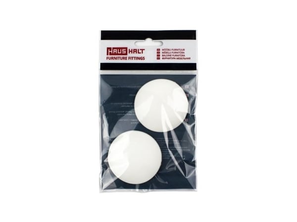 Hvit dørstopper 2 stk. D60
