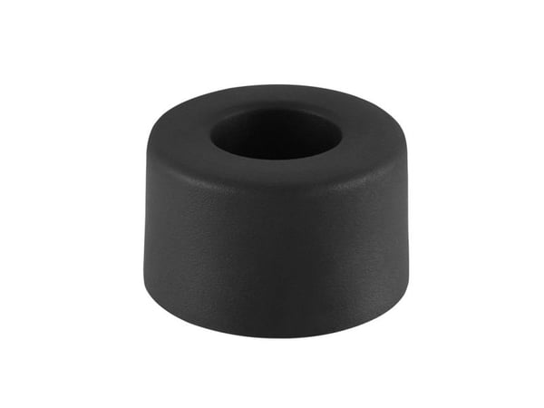 Dørstopper husholdning 2,5 cm, Ø 4 cm, gummi, sort