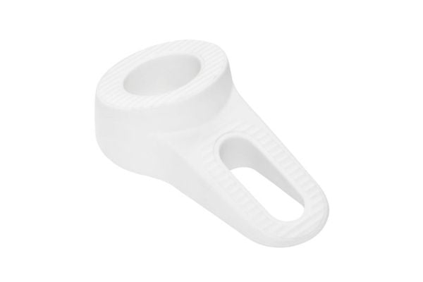 Dørstopper til husholdning, 3,8 cm x 6 cm, gummi, hvit