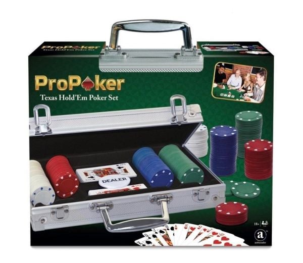 Pokerio spill Ambassador ProPoker 200 brikker med koffert