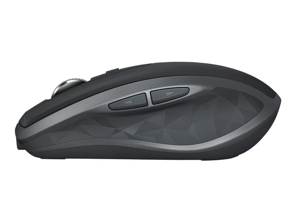 Logitech MX Anywhere 2S - Mus - ergonomisk - laser - 7 knapper - trådløs - Bluetooth - grafitt