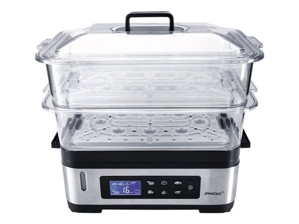 Steba DG 2 - Ångkokare - 6 liter - 1.2 kW - rostfritt stål svart