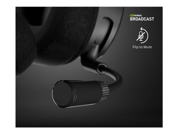 CORSAIR Gaming VOID v2 - Hodesett - full størrelse - Bluetooth / 2,4 GHz radiofrekvens - trådløs - karbon