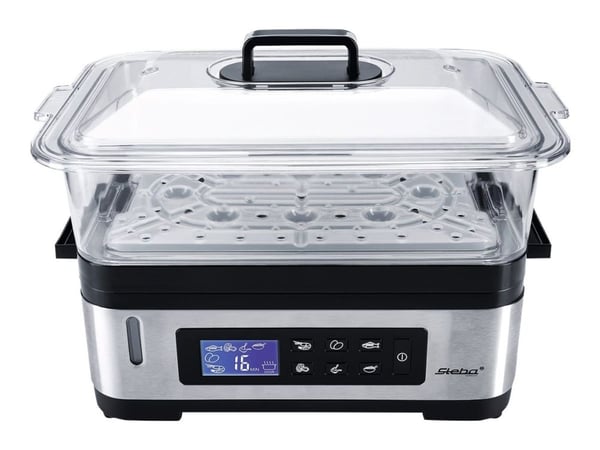 Steba DG 2 - Ångkokare - 6 liter - 1.2 kW - rostfritt stål svart