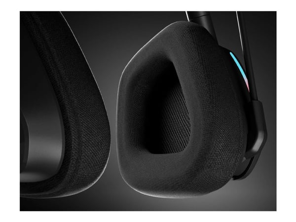 CORSAIR Gaming VOID v2 - Hodesett - full størrelse - Bluetooth / 2,4 GHz radiofrekvens - trådløs - karbon