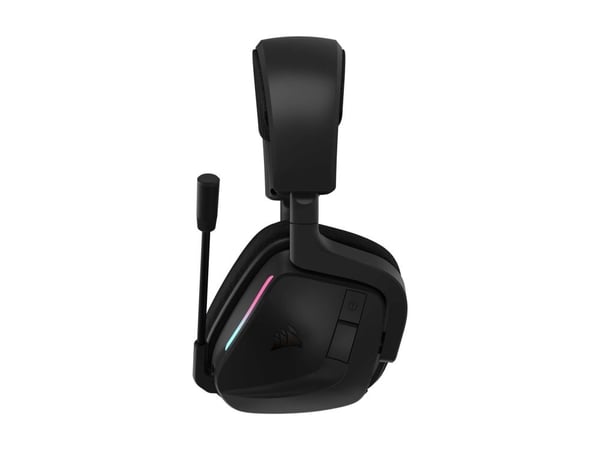 CORSAIR Gaming VOID v2 - Hodesett - full størrelse - Bluetooth / 2,4 GHz radiofrekvens - trådløs - karbon
