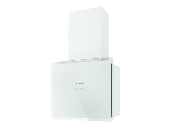 Faber Glam-Fit 55 WH - Panser - røykkanal - bredde: 54.8 cm - dybde: 22.5 cm - ekstraksjon og resirkulasjon (-) - med intern motor - hvit