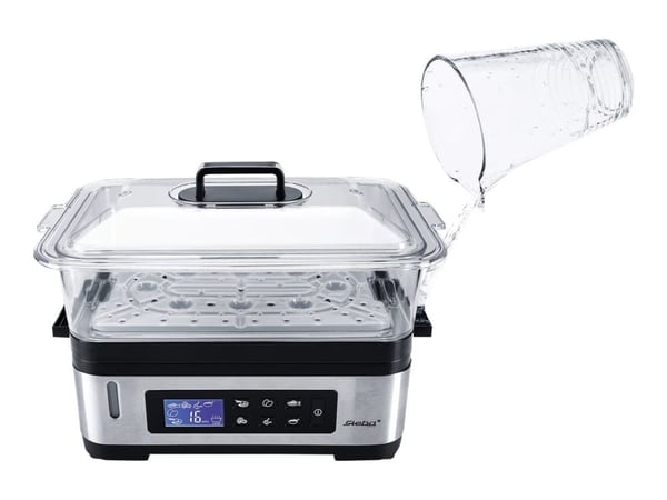 Steba DG 2 - Ångkokare - 6 liter - 1.2 kW - rostfritt stål svart