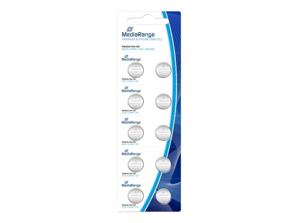 MediaRange BATTERI ALKALINE LR44 1,5V/10STK MRBAT113 MEDIARANGE MediaRange BATTERI ALKALINE LR44 1,5V/10STK MRBAT113 MEDIARANGE