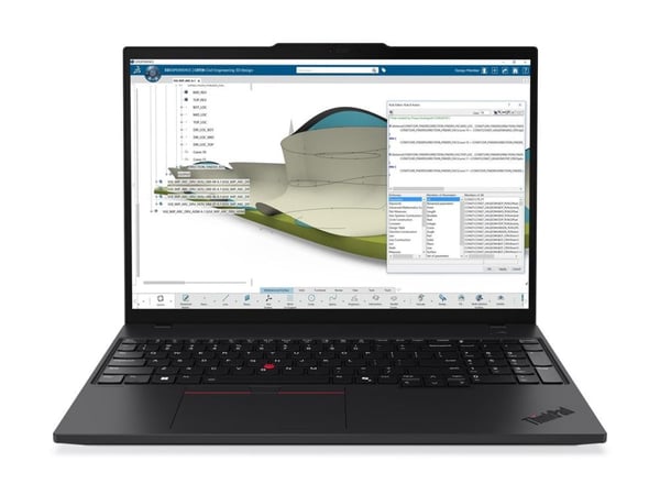 Lenovo ThinkPad P16s Gen 4 21QV - AI Workstation - Intel Core Ultra 7 - 255H / inntil 5.1 GHz - Win 11 Pro - NVIDIA RTX PRO 500 Blackwell / Intel A...