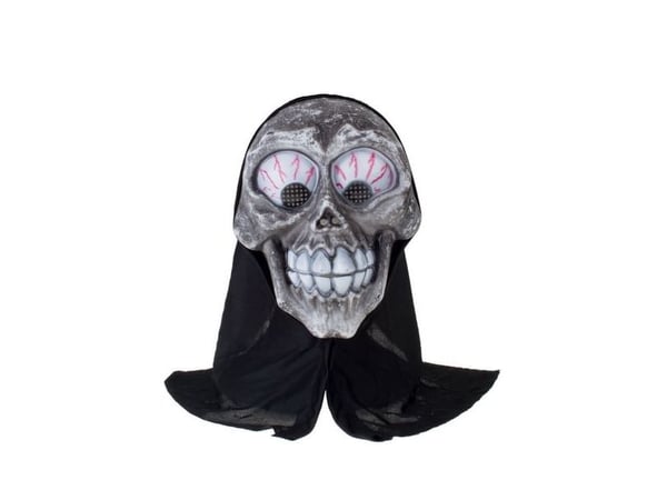Skelet maske med store øjne