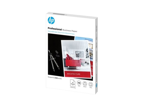 HP Professional Glossy Paper - Blank - A4 (210 x 297 mm) - 200 g/m² - 150 ark fotopapir - for Color LaserJet Enterprise MFP M480; LaserJet Managed ...