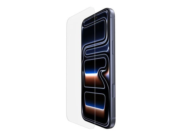 Belkin ScreenForce InvisiGlass, Apple, iPhone 17 Pro Max, Pudotuksenkestävä, Läpinäkyvä, 1 kpl