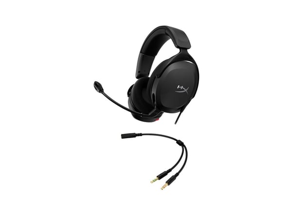 HyperX Cloud Stinger 2 Core -pelikuulokkeet, Langallinen, Pelaaminen, 10 - 25000 Hz, 275 g, Kuulokkeet, Musta