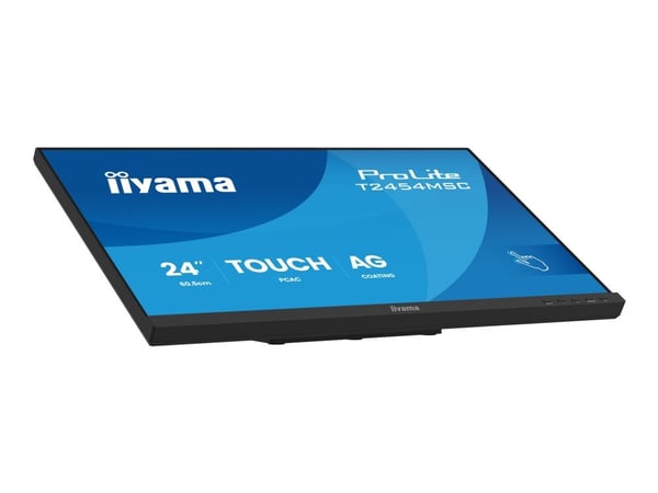 iiyama ProLite T2454MSC-B3AG - LED-skjerm - 24" (23.8" synlig) - berøringsskjerm - 1920 x 1080 Full HD (1080p) @ 83 Hz - IPS - 300 cd/m² - 1000:1 -...