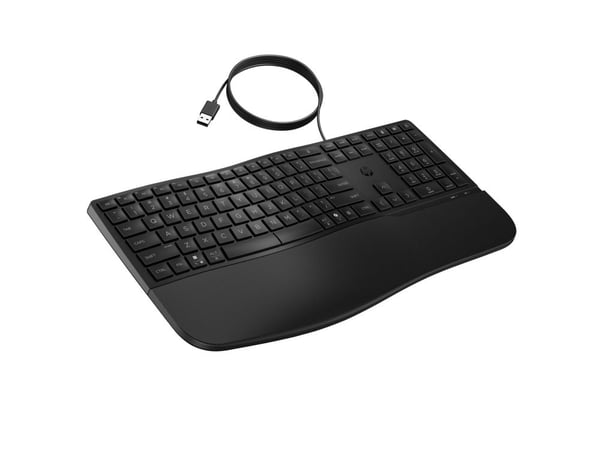 HP 485 Comfort - Tastatur - multi-enhet, 23 programmerbare taster, 3-soners layout - full size - USB - QWERTY - Internasjonal engelsk / kanadisk fr...