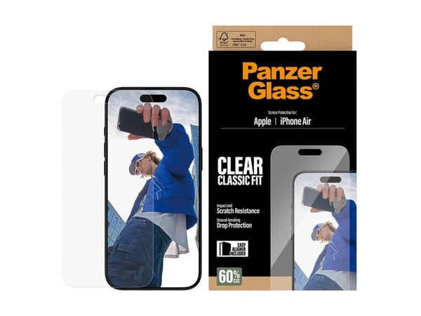 PanzerGlass - För mobiltelefon - för Apple iPhone Air