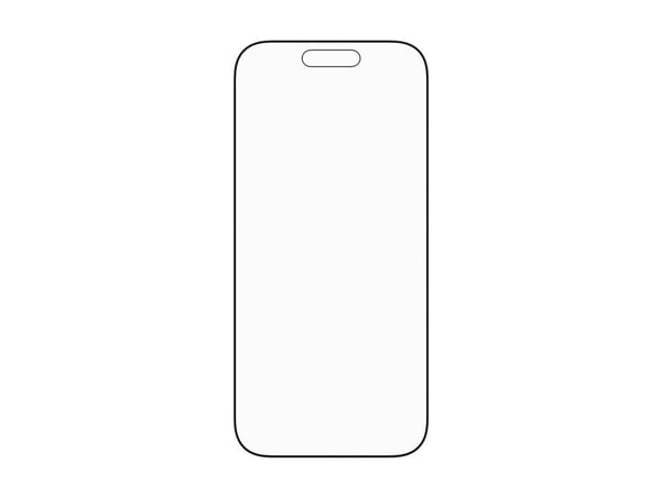 PanzerGlass Stealth - Skjermbeskyttelse for mobiltelefon - ultra-bred passform med FASTFIT IN-A-BOX - glass - rammefarge svart - for Apple iPhone 1...