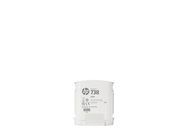 HP 738 - 130 ml - gul - original - DesignJet - blekkpatron - for DesignJet T950, XT950