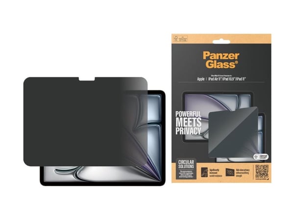 PanzerGlass ® Privacy Screen Protector iPad Air 11'''' (2024-2025) | iPad 11" (2025) | iPad 10.9'''' (2022) | Ultra-Wide Fit, Apple, Apple - iPad A...