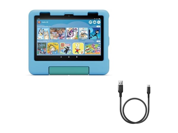 Amazon B0CVDJYYRR, 32 GB, 3 GB, 20,3 cm (8"), USB Type-C, Blå, Pojke/Flicka