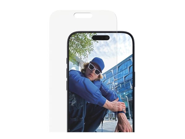 PanzerGlass - Skjermbeskyttelse for mobiltelefon - klassisk passform med EasyAligner - glass - blank - for Apple iPhone 17 Pro Max