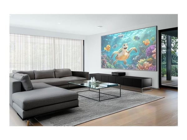 Epson Lifestudio Grand EH-LS670B - 3 LCD-projektor - 3600 lumen - 1920 x 1080 x 2 - 16:9 - 802.11a/b/g/n/ac wireless / Bluetooth - metallisk sort
