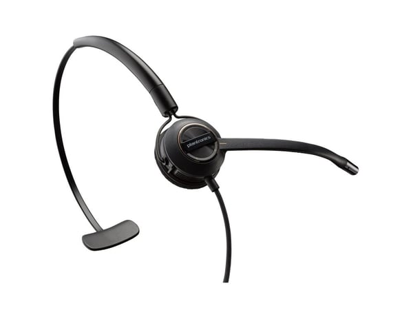 HP Poly EncorePro 540 - EncorePro 500 series - hodesett - on-ear - konvertibel - kablet - Quick Disconnect - svart - Certified for Skype for Busine...