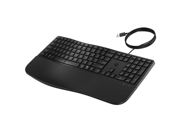 HP 485 Comfort - Tastatur - multi-enhet, 23 programmerbare taster, 3-soners layout - full size - USB - QWERTY - Internasjonal engelsk / kanadisk fr...