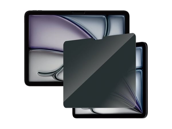 PanzerGlass - Skjermbeskyttelse for nettbrett - ultrabred passform - glass - med personvernsfilter - 10,9" eller 11" - rammefarge svart - for Apple...